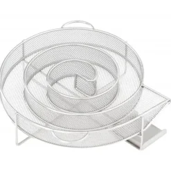 Kallröksgenerator rund 19,5 cm rostfritt stål