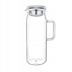 Kanna för drycker, juicer, vatten HIGH med metalllock Wilmax 1500 ml