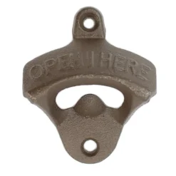 Kapsylöppnare till väggen Vintage "open here"