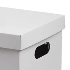 Kartong förvaringslåda Stor kapacitet förvaringsbox arrangörslåda Wellpapper flyttlåda för sovsal leksak nr 3 låda