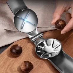 Kastanjeknäckare i rostfritt stål