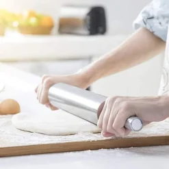 Kavel i rostfritt stål Non Stick Kavel för att baka deg Pizza Paj Bakning Verktyg Kökstillbehör