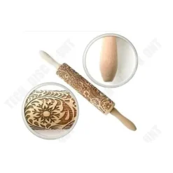 Kavelbräda - TD® - Snöflinga - Naturligt trä - 35x5 cm - Diskmaskinssäker