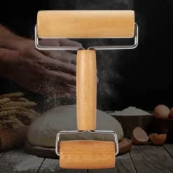 Kavelpinne Bak- och Pizzabagarvals i trä Bakredskap Köksredskap