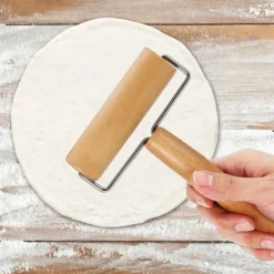 Kavelpinne Bak- och Pizzabagarvals i trä Bakredskap Köksredskap