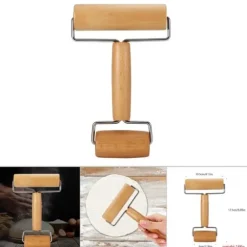 Kavelpinne Bak- och Pizzabagarvals i trä Bakredskap Köksredskap