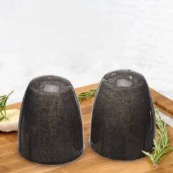 KERAMISK SALT- OCH PEPPARSKAKARE Set Negro