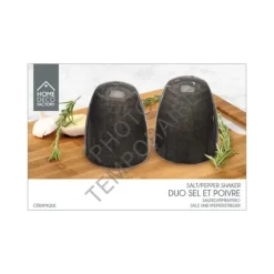 KERAMISK SALT- OCH PEPPARSKAKARE Set Negro