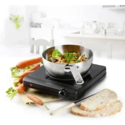 Keramisk spishäll - DOMO - 1 brännare - 25,3 x 28,7 x 7 cm - DO30111KP