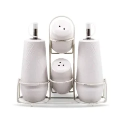 Keramiskt kryddset 5 delar MAESTRO WHITE MR-20002-04S