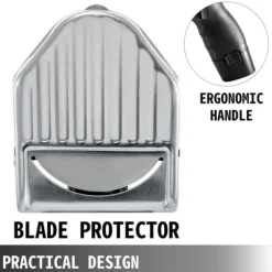 60kg/24h 0-8mm justerbar tjocklek sladdlös elektrisk kebabskärare med 2 laddningsbara batterier och reservblad