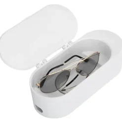 40KHz HF Ultraljudsrengöringsmaskin 30W för glasögon, smycken, hushållsrengöringsapparat 400ml EU-kontakt 220V