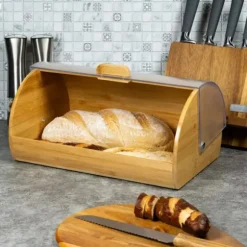 Kinghoff Brödbox KH-3216 i Bambus och Akryl