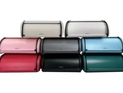 KingHoff brödlimpa i metall KINGHoff 1753 brödbehållare stål röd