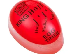 KingHoff mekanisk äggklocka röd (KH-1015)