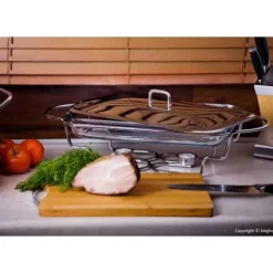 Kinghoff Serveringsskål KH-1410 2,9L Glas/Rostfritt