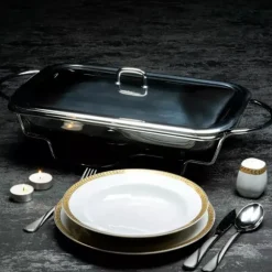 Kinghoff Serveringsskål KH-1410 2,9L Glas/Rostfritt