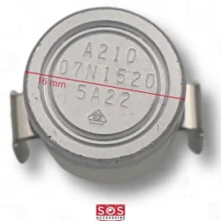 Kit 2 Klixons + monteringsstöd för SL för Whirlpool torktumlare - BVMPIECES