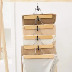 Kjolhängare 12-pack Byxgalge natur 25 cm