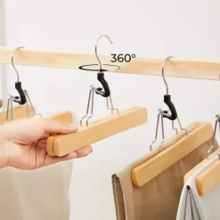 Kjolhängare 12-pack Byxgalge natur 25 cm