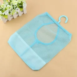 Kök Badrum Hängande Förvaring Klädnypa Mesh Bag Organizer Hängare Krok