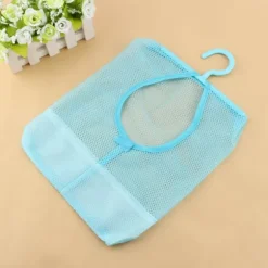 Kök Badrum Hängande Förvaring Klädnypa Mesh Bag Organizer Hängare Krok