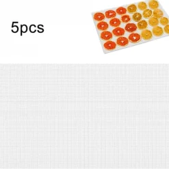 Kök Non-stick Silikon Dehydrator Sheets för Frukt Återanvändbara Mat Dehydrator Sheets Torktumlare Mesh