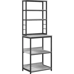 Köks hylla Grå Sonoma 60 x 40 x 168 cm Konstruerat trä