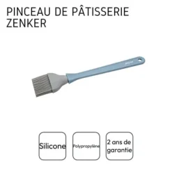 Köks- och bakpensel 25 cm av silikonhår Zenker Sweet Sensation