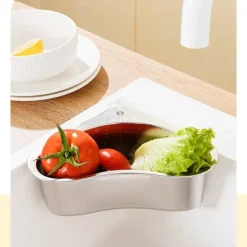 Köksavloppskorg Rostfritt stål Svart Köksavloppssil för Hem