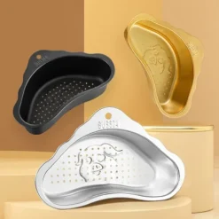 Köksavloppskorg Rostfritt stål Svart Köksavloppssil för Hem