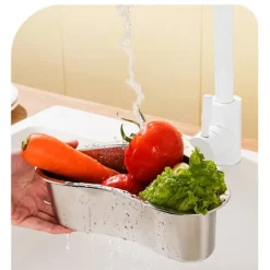 Köksavloppskorg Rostfritt stål Svart Köksavloppssil för Hem