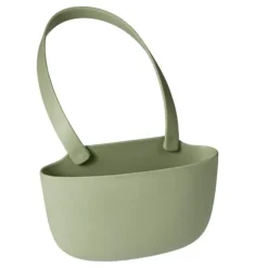 Köksavloppsställ Hängande korg med avloppshål Stor kapacitet Mjuk flexibel diskbänk Avloppskorg Hängpåse Grön