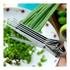 Köksaxar - EUROWEB - 5 blad - Rostfritt stål - Ergonomisk design - 14 cm