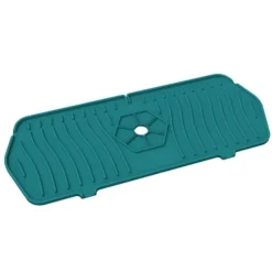 Köksblandare Diskbänk Stänkskydd Silikonkran Vattenuppfångare Matta Diskbänk Dräneringsdyna bakom kran för köksbadrum