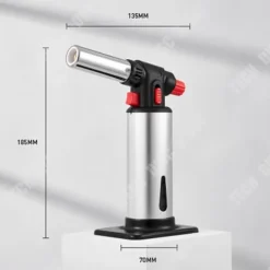 Köksbrännare - TECH DISCOUNT - Flamgun - Justerbar låga - Förstärkt säkerhet - Uppladdningsbar