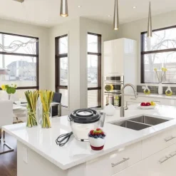 Köksbunke med lock, mätkopp, GRÅ, 2,5 l