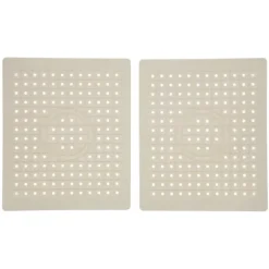 Köksdiskmatta 2 st livsmedelsklassat gummimaterial halkfri lätt att rengöra diskbänksskyddsmatta för kök