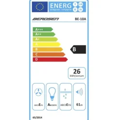 Köksfläkt för underskåp - 60 cm absorbent Berdsen BE-10-A vit