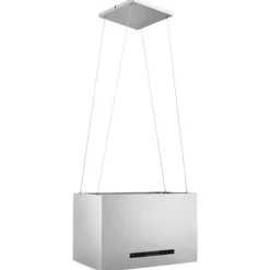 Köksfläktar - Living Hängande köksfläkt touchsensor LCD 55 cm rostfritt stål