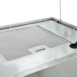 Köksfläktar - Living Hängande köksfläkt touchsensor LCD 55 cm rostfritt stål