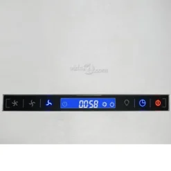 Köksfläktar - Living Hängande köksfläkt touchsensor LCD 55 cm rostfritt stål