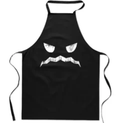 KÖKSFÖRKLÄDE med HALLOWEEN-tryck Läskigt roligt pumpaleende