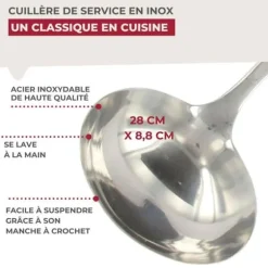 Köksleksak i rostfritt stål 28 cm Fackelmann Oxford