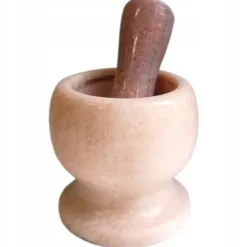 KÖKSMORTEL AV STEN FÖR KRYDDER MED STÖT FÖR ÖRTER KRYDDA XL