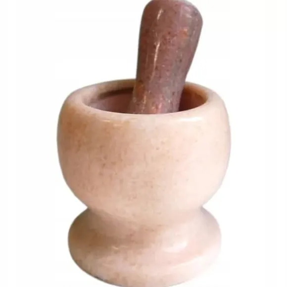 KÖKSMORTEL AV STEN FÖR KRYDDER MED STÖT FÖR ÖRTER KRYDDA XL