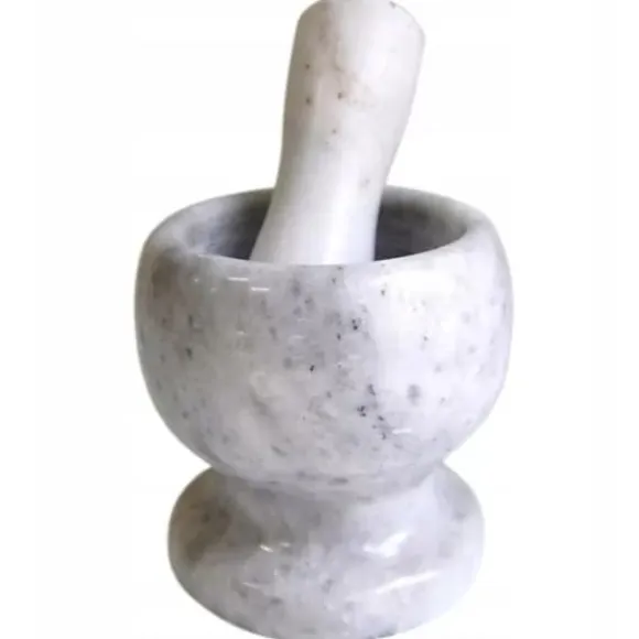 KÖKSMORTEL AV STEN FÖR KRYDDER MED STÖT FÖR ÖRTER KRYDDA XL