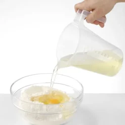 Köksmåttkanna med måttbägare av polypropen, stapelbar 0,5 l - Hendi 567814