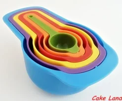 Köksmåttkoppar, set om 6