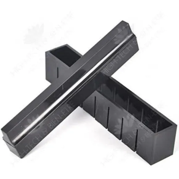 Köksredskap - HTBE® - Tillverkare av gör-det-själv sushi - Svart - 10 bitar - ABS